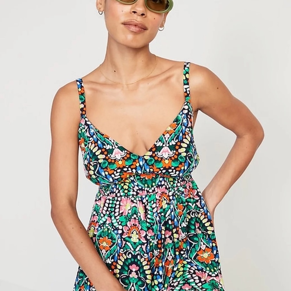 Old Navy Floral Maxi Dress - Multicolor